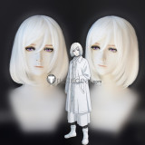Akudama Drive The Cutthroat Swindler Courier Doctor Hacker White Brown Purple Cosplay Wigs