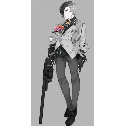 The Caligula Effect Shogo Satake Black Grey Cosplay Wig