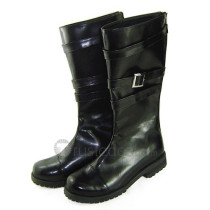 No.6 Nezumi Classic Black Cosplay Boots Shoes