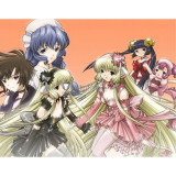 Chobits Freya Hibiya Chi Motosuwa Pink Black Cosplay Costumes