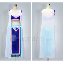 One Piece Nefertari Vivi Blue Cosplay Costume