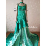 Sailor Moon Sailor Jupiter Princess Green Formal Dress Cosplay Costume