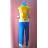 Digimon Adventure Sora Takenouchi Yellow Blue Cosplay Costume
