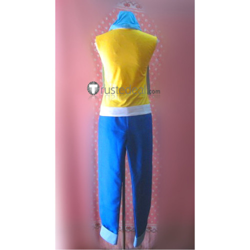 Digimon Adventure Sora Takenouchi Yellow Blue Cosplay Costume