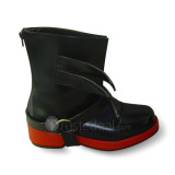 Fullmetal Alchemist Edward Elric Black Brown Cosplay Boots Shoes