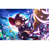 The Idolmaster Cinderella Girls Mayu Sakuma Starlight Master Halloween Purple Dress Cosplay Costume