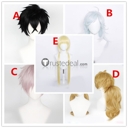Kemono Jihen Monster Incidents Kabane Kohachi Shiki Akira Kon Black Blue Yellow Cosplay Wigs