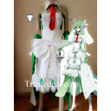 Gijinka Gardevoir White Green Cosplay Costume