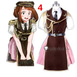 My Hero Academia Boku no Hero Academia Fumikage Shota Shoto Izuku Katsuki Denki Momo Ochaco Tsuyu Military Uniform Cosplay Costumes