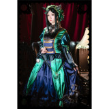 Black Butler Kuroshitsuji Sieglinde Sullivan Emerald Witch Green Cosplay Costume