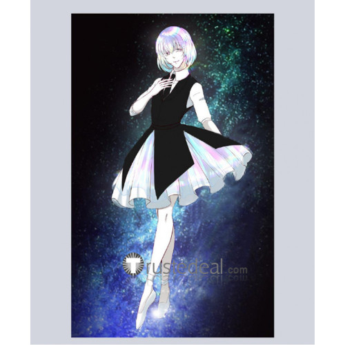 Houseki no Kuni Land of the Lustrous Diamond Black White Lolita Dress Cosplay Costume