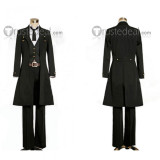 BLAZBLUE Hazama Black Red Cosplay Costume