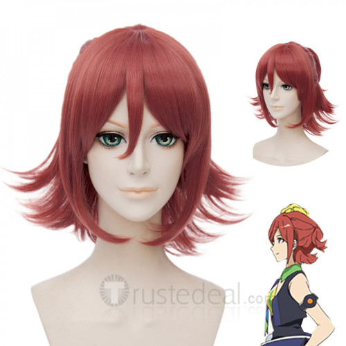 Macross Delta Kaname Buccaneer Red Cosplay Wig