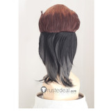Danganronpa Trigger Happy Havoc Mondo Oowada Black Brown Cosplay Wig