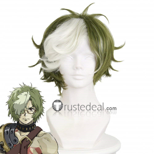 Koutetsujou no Kabaneri Kabaneri of the Iron Fortress Ikoma Green Cosplay Wigs