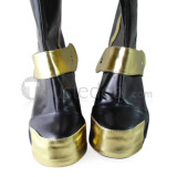 Gothic Black and Golden Boots