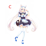 Nekopara Chocola Vanilla Shigure Azuki Maple Cinnamon Coconut Black White Maid Cosplay Costumes