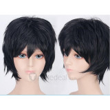 Mirai Nikki Amano Yukiteru Short Black Cosplay Wig