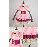 Love Live UR Card Awakening Card Cake Version Nico Maki Pink Red Cosplay Costume Dress