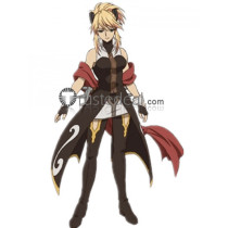 Tales of the Abyss Aselia Legretta the Quick Black Cosplay Shoes Boots
