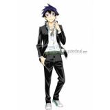 Nisekoi Raku Ichijo Black School Uniform Cosplay Costume