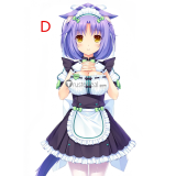 Nekopara Chocola Vanilla Shigure Azuki Maple Cinnamon Coconut Black White Maid Cosplay Costumes