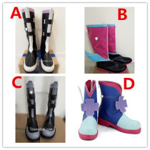 YuGiOh VRAINS Emma Bessho Ghost Girl Skye Zaizen Blue Maiden Cosplay Shoes Boots