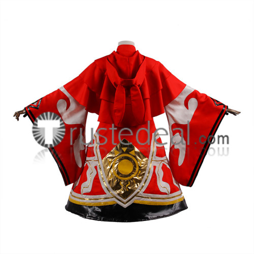 Genshin Impact Pyro Abyss Mage Red Cosplay Costume