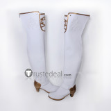 Nier Automata 2B YoRHa Commander White Black Cosplay Boots Shoes
