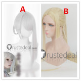 Nier Automata YoRHa Commander Nier Replicant Kaine Long Blonde Ponytail Silver White Cosplay Wigs
