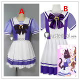 Uma Musume Pretty Derby Special Week Tokao Teio Silence Suzuka Purple School Sailor Uniform Cosplay Costumes