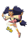 Pokemon Iris Yellow Pink Cosplay Costume2