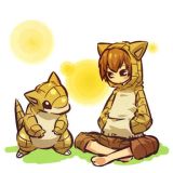 Pokemon Gijinka Sandshrew Cosplay Costume