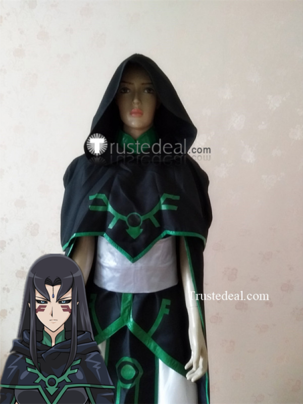 YuGiOh 5D's Misty Tredwell Misty Lola Black Green Cosplay Costume