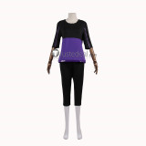 Pokemon Snap Rita Purple Cosplay Costume