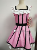 Black Butler Kuroshitsuji Book of Circus Peter Wendy Green Pink Cosplay Costume