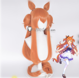 Uma Musume Pretty Derby Mihono Bournon Gold Ship Mayano Top Gun Haru Urara Pink Brown Orange Silver Cosplay Wigs