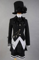 Black Butler Kuroshitsuji Drossel Keinz Black Singer Cosplay Costume