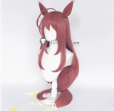 Uma Musume Pretty Derby Mihono Bournon Gold Ship Mayano Top Gun Haru Urara Pink Brown Orange Silver Cosplay Wigs