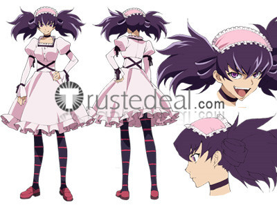Mirai Nikki Uryuu Minene Pink Dress Cosplay Costume