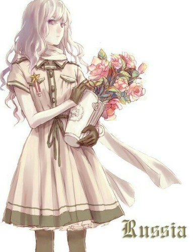 Hetalia Axis Powers Russia Ivan Braginsky Genderbend Girl Military Uniform Cosplay Costume