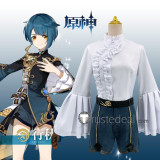 Genshin Impact Xiangling Xingqiu Mona Cosplay Costumes 2