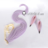 Uma Musume Pretty Derby Mejiro McQueen Rice Shower Symboli Rudolf Sakura Bakushin O Brown Purple Cosplay Wig