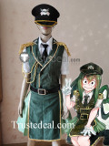 My Hero Academia Boku no Hero Academia Fumikage Shota Shoto Izuku Katsuki Denki Momo Ochaco Tsuyu Military Uniform Cosplay Costumes
