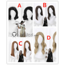 Resident Evil 8 Village Lady Dimitrescu Daughters Daniela Bela Cassandra Black Brown Cosplay Wigs