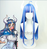 One Piece Film Ulti Uta Red Silver Pink Blue Cosplay Wigs