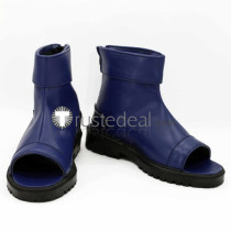 Naruto Sasuke Ninja Black Blue Cosplay Shoes Boots