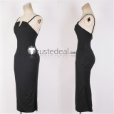 FullMetal Alchemist Lust Black Dress Cosplay Costume 2