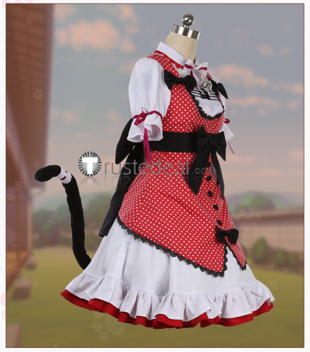 Nekopara Chocola and Vanilla Red Blue Cosplay Costumes