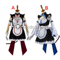 Nekopara Chocola and Vanilla Maid Cosplay Costumes